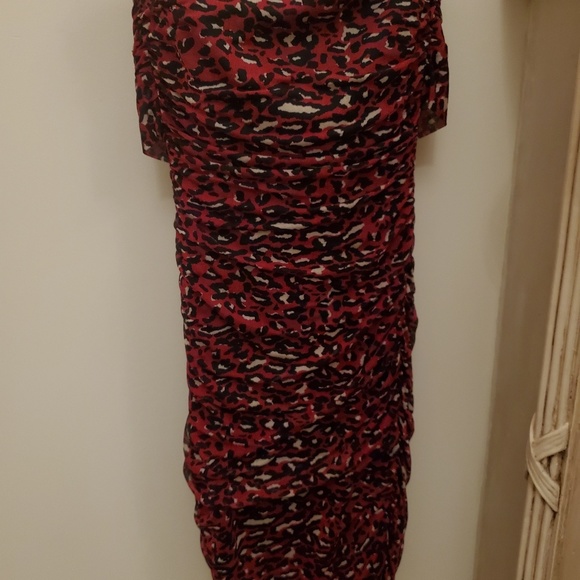 Red and black leopard dress - Picture 2 of 5
